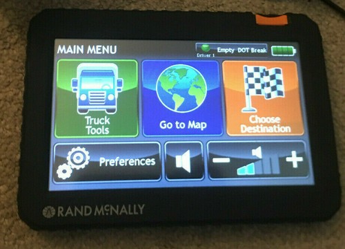 Rand mcnally tnd 720 truck - rand, tnd-720